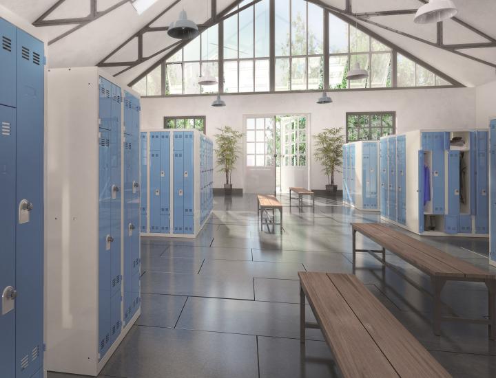 VESTIAIRE MONOBLOC GAIN DE PLACE - photo 1